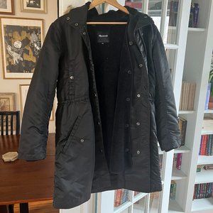 Madewell Women's Insulated Rain Coat (Large)